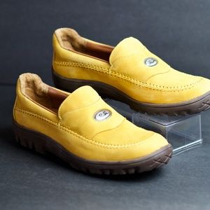 Bally Women's Moccasins in Vibrant Yellow